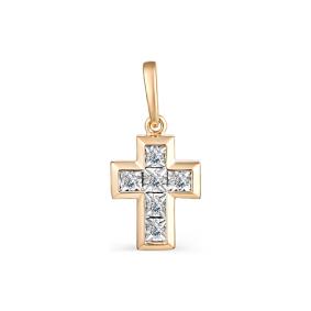 Золотая подвеска Мастер Бриллиант 01M8-368 с бриллиантом 01M8-368 фото