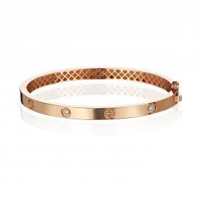 Золотой браслет ТД Эстет 01Б113258 с фианитом 01Б113258 фото