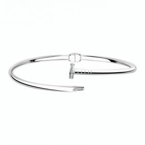 Браслет из белого золота ТД Эстет 01Б122888 с фианитом 01Б122888 фото