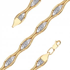 Золотой браслет плетение Фантазийное ТД Эстет 01Б711341 01Б711341 фото