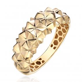 Кольцо из лимонного золота ТД Эстет 01К0315253 01К0315253 фото