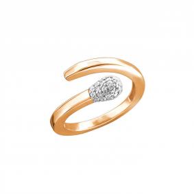Золотое кольцо ТД Эстет 01К1113179 с фианитом 01К1113179 фото