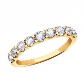 Золотое кольцо ТД Эстет 01К1113917 с фианитом 01К1113917 фото