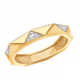 Золотое кольцо ТД Эстет 01К1115221Р с фианитом 01К1115221Р фото