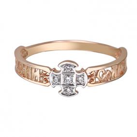 Золотое кольцо ТД Эстет 01К119187 с фианитом 01К119187 фото