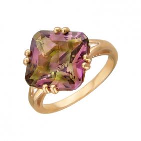 Золотое кольцо ТД Эстет 01К219800-1 с ситаллом 01К219800-1 фото