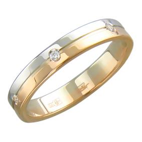 Золотое кольцо ТД Эстет 01О160278 с фианитом 01О160278 фото