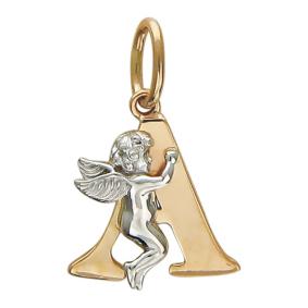 Золотая подвеска-буква А ТД Эстет 01П06399А 01П06399А фото