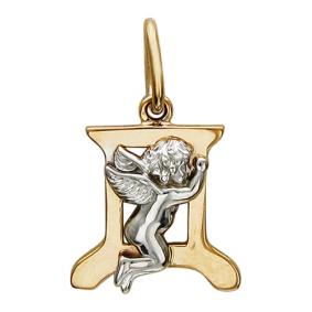 Золотая подвеска-буква Д ТД Эстет 01П06399Д 01П06399Д фото