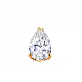 Золотая подвеска ТД Эстет 01П1113912 с фианитом 01П1113912 фото