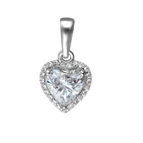 Подвеска из белого золота ТД Эстет 01П1211260 с Swarovski 01П1211260 фото