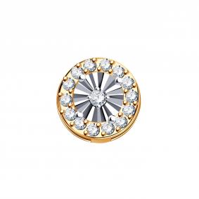 Золотая подвеска ТД Эстет 01П1613735 с фианитом 01П1613735 фото