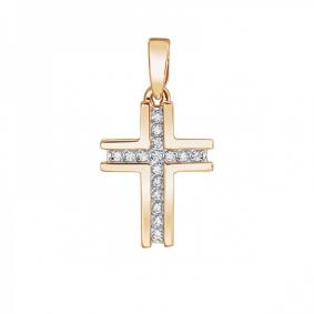 Золотая подвеска ТД Эстет 01Р110925 с фианитом 01Р110925 фото