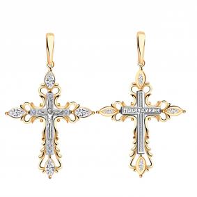 Золотая подвеска ТД Эстет 01Р160747 с фианитом 01Р160747 фото