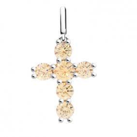 Подвеска из белого золота ТД Эстет 01Р220986-2 с Swarovski 01Р220986-2 фото