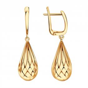Золотые серьги ТД Эстет 01С0111641 01С0111641 фото