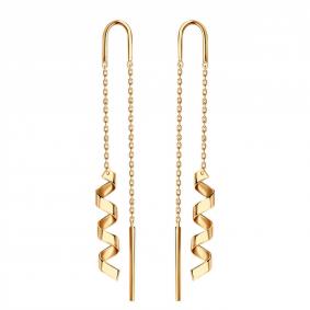 Золотые серьги ТД Эстет 01С0112624 01С0112624 фото