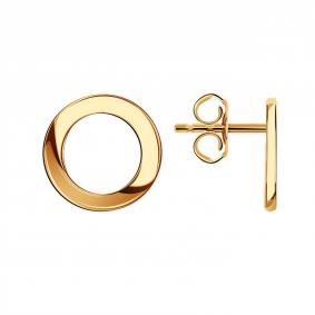 Золотые серьги ТД Эстет 01С0112828 01С0112828 фото