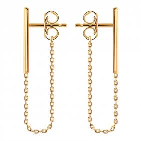 Золотые серьги ТД Эстет 01С0113094 01С0113094 фото