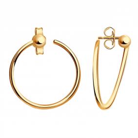 Золотые серьги ТД Эстет 01С0113110 01С0113110 фото