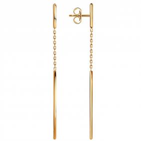 Золотые серьги ТД Эстет 01С0113210 01С0113210 фото