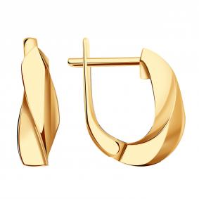 Золотые серьги ТД Эстет 01С0115313 01С0115313 фото