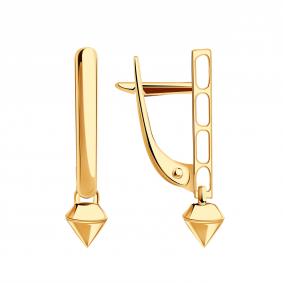 Золотые серьги ТД Эстет 01С0115843 01С0115843 фото