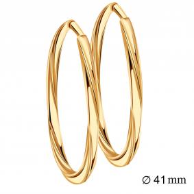 Золотые серьги ТД Эстет 01С015732 01С015732 фото