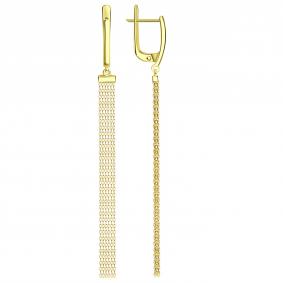 Серьги из лимонного золота ТД Эстет 01С0312623 01С0312623 фото