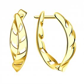 Серьги из лимонного золота ТД Эстет 01С0313240 01С0313240 фото