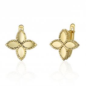 Серьги из лимонного золота ТД Эстет 01С0315578 01С0315578 фото