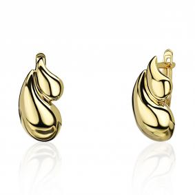 Серьги из лимонного золота ТД Эстет 01С0315642 01С0315642 фото