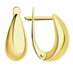Серьги из лимонного золота ТД Эстет 01С0315648 01С0315648 фото