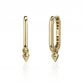 Серьги из лимонного золота ТД Эстет 01С0315853S 01С0315853S фото