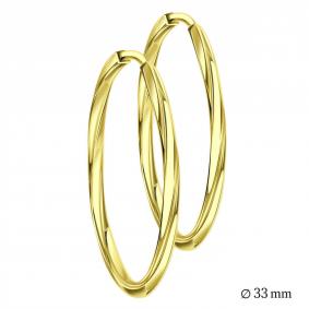 Серьги из лимонного золота ТД Эстет 01С035682 01С035682 фото