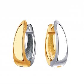 Серьги-трансформеры из лимонного золота ТД Эстет 01С067878Ж 01С067878Ж фото