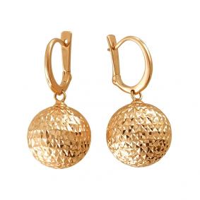 Золотые серьги ТД Эстет 01С7110503 01С7110503 фото