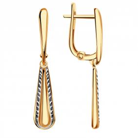 Золотые серьги ТД Эстет 01С7114005Р 01С7114005Р фото