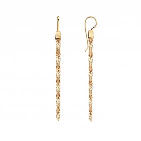 Золотые серьги ТД Эстет 01С714450 01С714450 фото