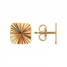 Золотые серьги ТД Эстет 01С714696S 01С714696S фото