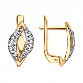 Золотые серьги ТД Эстет 01С715033 01С715033 фото