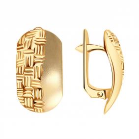 Золотые серьги ТД Эстет 01С716997 01С716997 фото