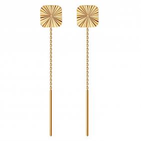 Золотые серьги ТД Эстет 01С717244 01С717244 фото