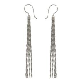 Серьги из белого золота ТД Эстет 01С724450 01С724450 фото