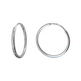 Серьги из белого золота ТД Эстет 01С724819 01С724819 фото