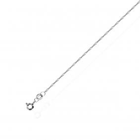 Цепь из белого золота ТД Эстет 01Ц7200125 01Ц7200125 фото