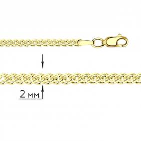 Цепь плетение Нонна из лимонного золота ТД Эстет 01Ц7300940 01Ц7300940 фото