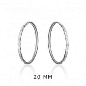 Серьги из белого золота Platina 02-0074-02-000-1120-19 02-0074-02-000-1120-19 фото