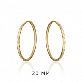 Серьги из лимонного золота Platina 02-0074-02-000-1130-19 02-0074-02-000-1130-19 фото