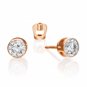Золотые серьги Platina 02-0295-00-501-1110-38 с фианитом 02-0295-00-501-1110-38 фото